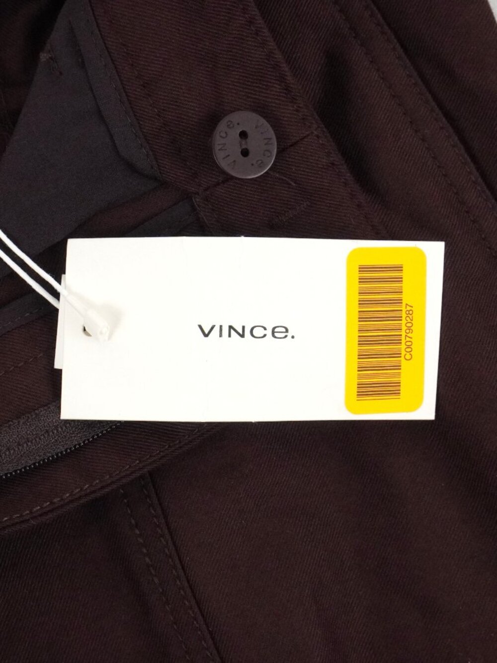 Vince Utility Trousers in Cherry Night Red - Women's Size US 4 (V075822378) NWT - Picture 7 of 9